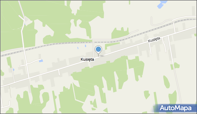 Kusięta, Kusięta, mapa Kusięta