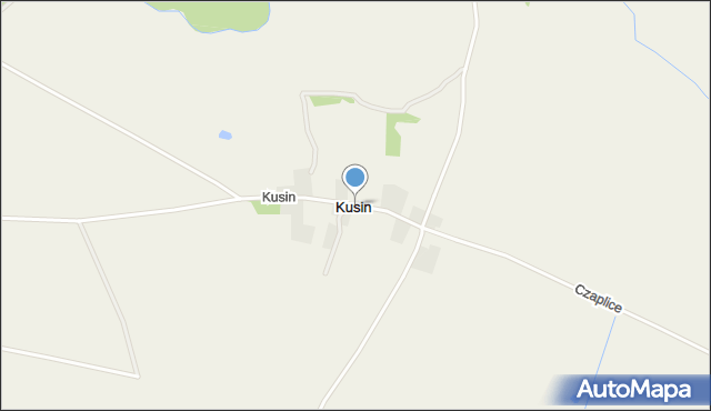 Kusin, Kusin, mapa Kusin