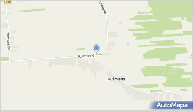 Kuśmierki, Kuśmierki, mapa Kuśmierki