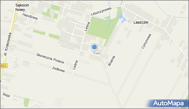 Laszczki, Kubusia Puchatka, mapa Laszczki