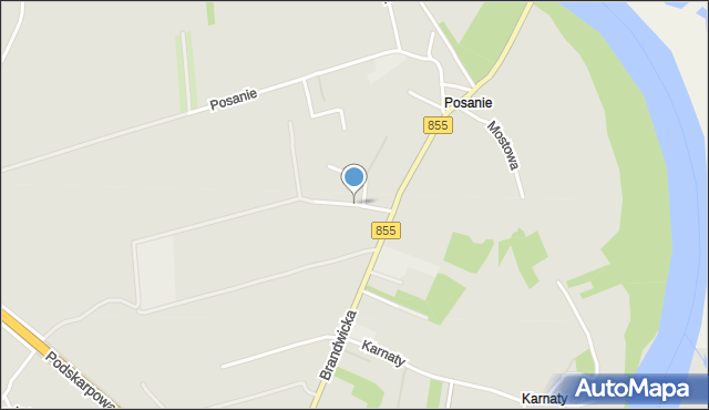 Stalowa Wola, Kusińskiego Marcina, kpt., mapa Stalowa Wola