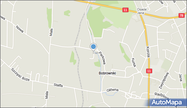 Tarnowskie Góry, Kunszt, mapa Tarnowskie Góry