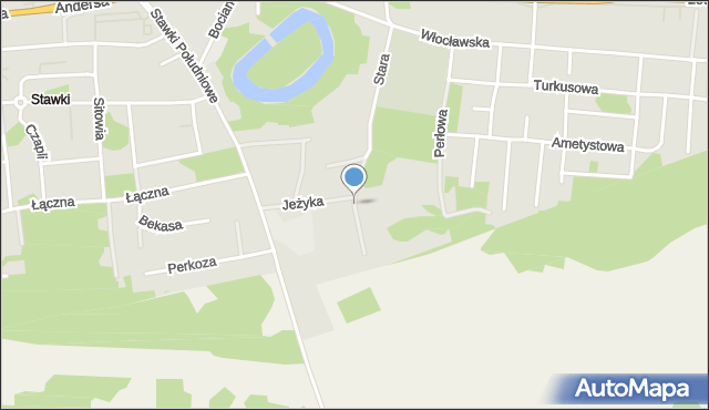 Toruń, Kuropatwy, mapa Torunia