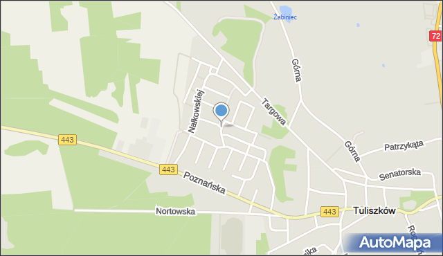 Tuliszków, Kusocińskiego Janusza, mapa Tuliszków