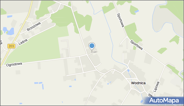 Wodnica gmina Ustka, Ku Słońcu, mapa Wodnica gmina Ustka