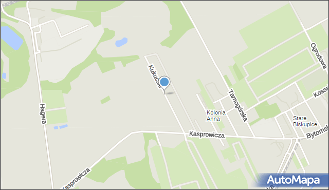 Zabrze, Kukuczki Jerzego, mapa Zabrza