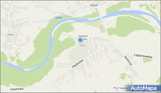 Gdów, Kwiatowa, mapa Gdów