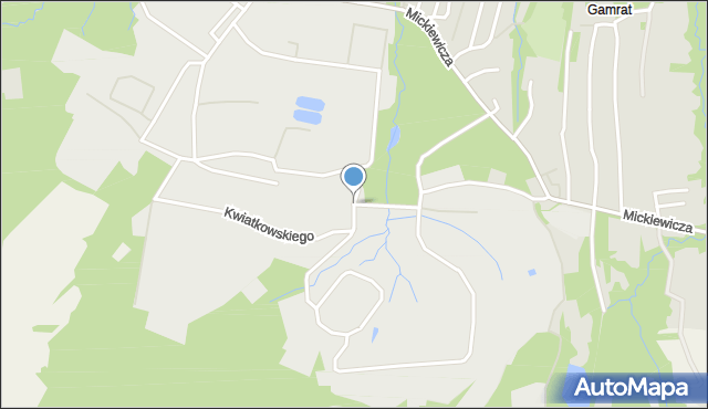 Jasło, Kwiatkowskiego Eugeniusza, mapa Jasła