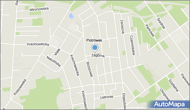 Kobyłka, Kwiatowa, mapa Kobyłka