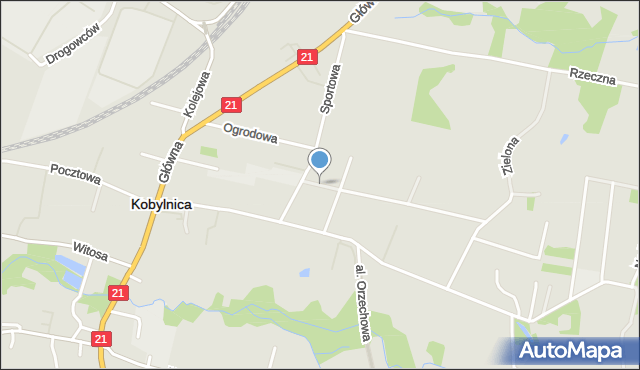 Kobylnica powiat słupski, Kwiatów Polnych, mapa Kobylnica powiat słupski