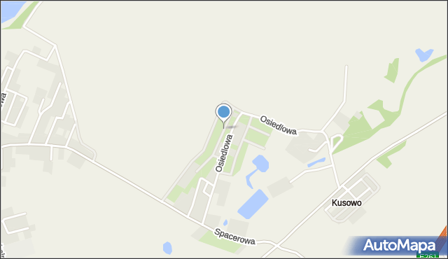 Kusowo gmina Dobrcz, Kwiatowa, mapa Kusowo gmina Dobrcz