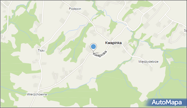 Kwapinka, Kwapinka, mapa Kwapinka