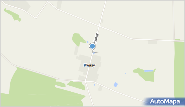 Kwasy, Kwasy, mapa Kwasy