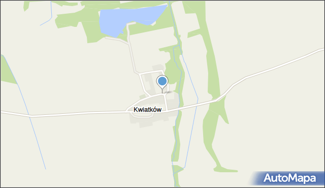 Kwiatków gmina Otmuchów, Kwiatków, mapa Kwiatków gmina Otmuchów