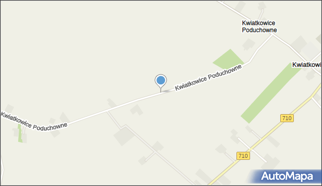 Kwiatkowice-Kolonia, Kwiatkowice Poduchowne, mapa Kwiatkowice-Kolonia