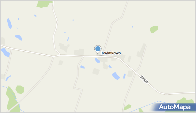 Kwiatkowo gmina Lelkowo, Kwiatkowo, mapa Kwiatkowo gmina Lelkowo