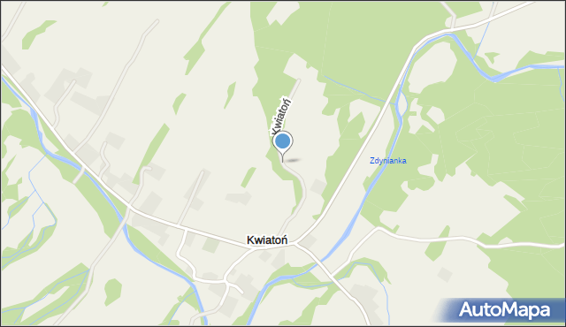 Kwiatoń, Kwiatoń, mapa Kwiatoń