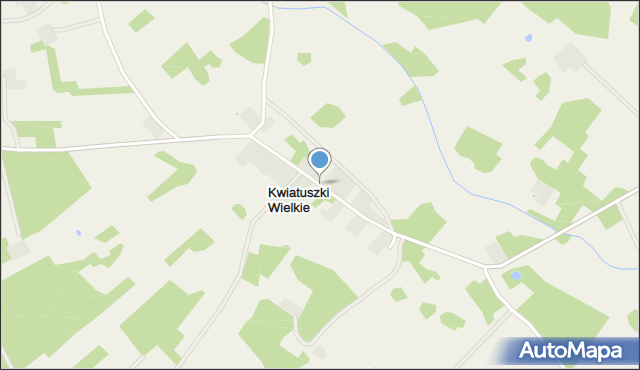 Kwiatuszki Wielkie, Kwiatuszki Wielkie, mapa Kwiatuszki Wielkie