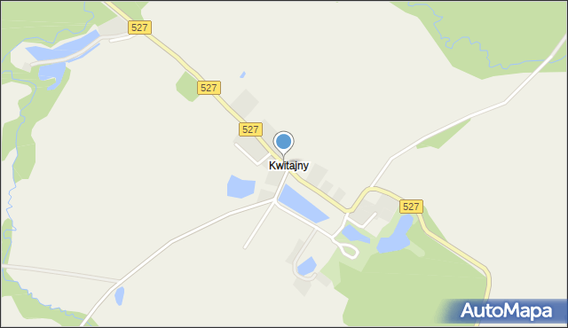 Kwitajny, Kwitajny, mapa Kwitajny