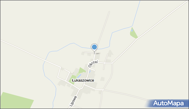 Łukaszowice, Kwiatowa, mapa Łukaszowice