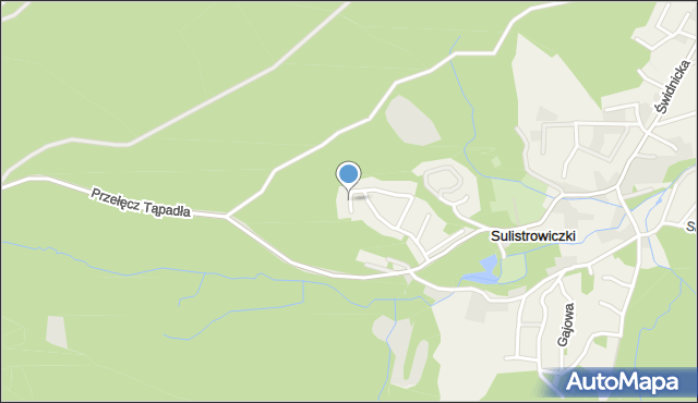 Sulistrowiczki, Kwiatowa, mapa Sulistrowiczki