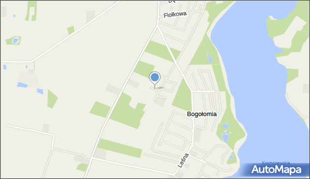 Bogołomia, Łanowa, mapa Bogołomia