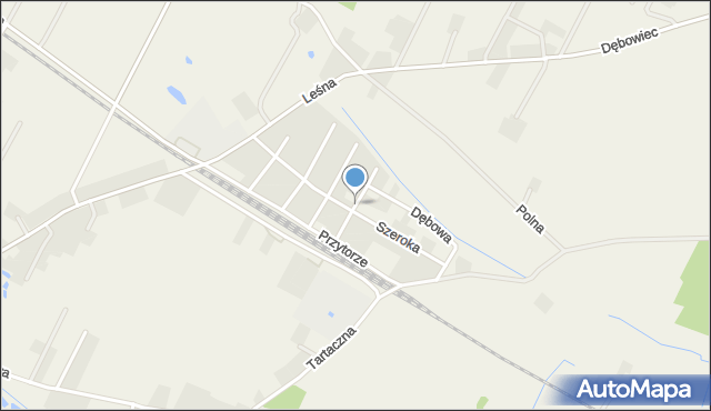 Cekcyn, Łąkowa, mapa Cekcyn