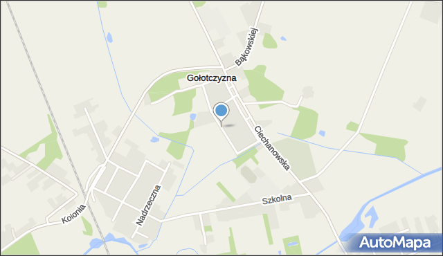 Gołotczyzna, Łąkowa, mapa Gołotczyzna