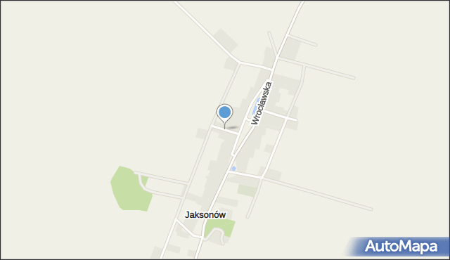 Jaksonów, Ładna, mapa Jaksonów