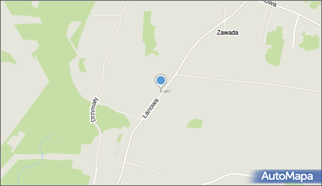 Jaworzno, Łanowa, mapa Jaworzno