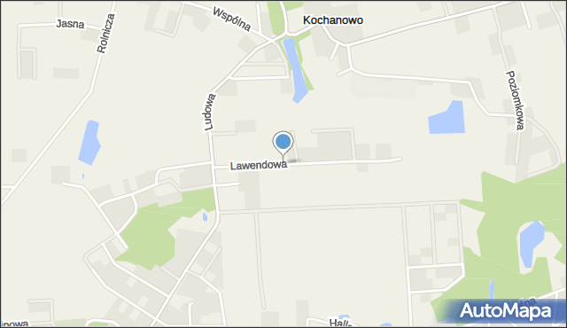 Kębłowo gmina Luzino, Lawendowa, mapa Kębłowo gmina Luzino