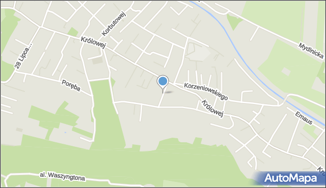 Kraków, Lajkonika, mapa Krakowa