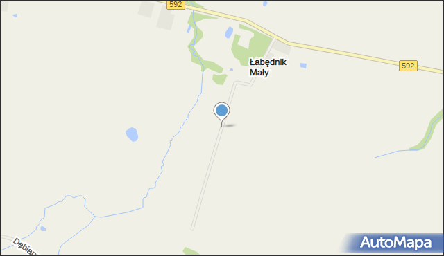 Łabędnik Mały, Łabędnik Mały, mapa Łabędnik Mały