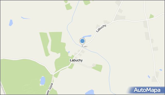 Łabuchy, Łabuchy, mapa Łabuchy