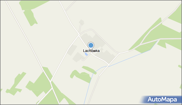 Lachówka gmina Siemiatycze, Lachówka, mapa Lachówka gmina Siemiatycze