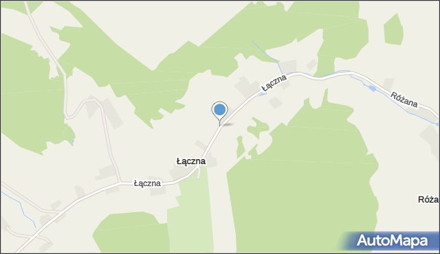 Łączna gmina Mieroszów, Łączna, mapa Łączna gmina Mieroszów