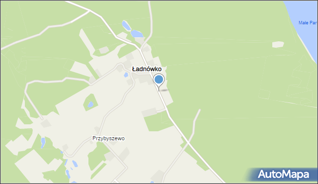Ładnówko, Ładnówko, mapa Ładnówko