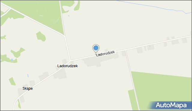 Ladorudzek, Ladorudzek, mapa Ladorudzek