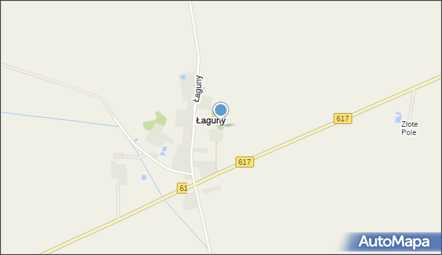 Łaguny, Łaguny, mapa Łaguny