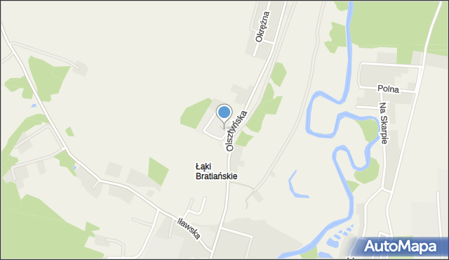 Łąki Bratiańskie, Łąki Bratiańskie, mapa Łąki Bratiańskie