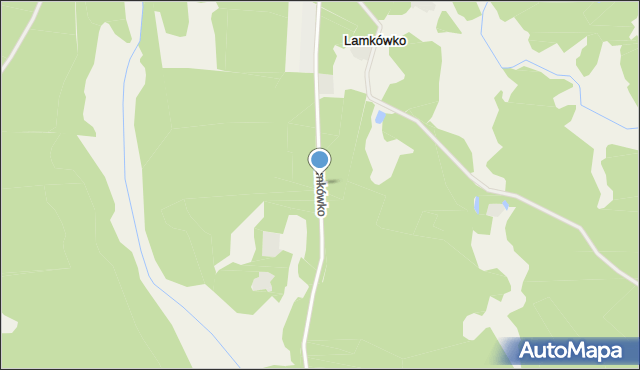 Lamkówko, Lamkówko, mapa Lamkówko