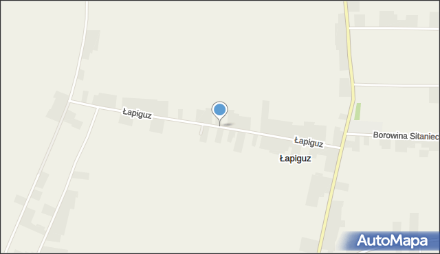 Łapiguz, Łapiguz, mapa Łapiguz