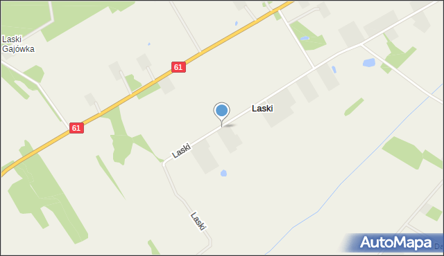 Laski gmina Szelków, Laski, mapa Laski gmina Szelków