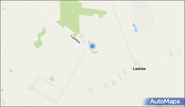 Łasków, Łasków, mapa Łasków