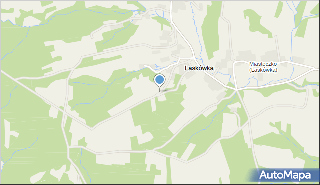 Laskówka gmina Dynów, Laskówka, mapa Laskówka gmina Dynów