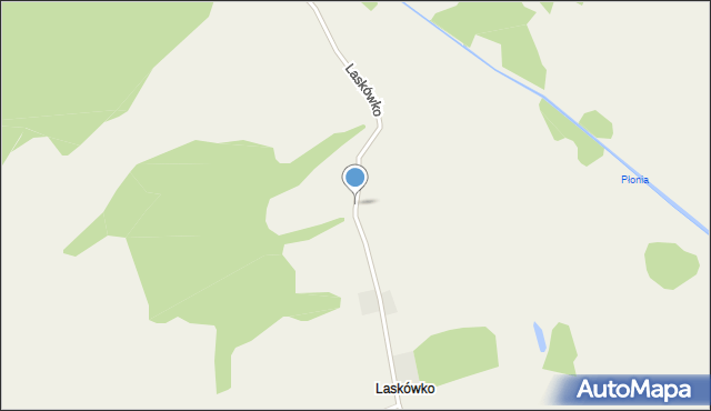 Laskówko, Laskówko, mapa Laskówko