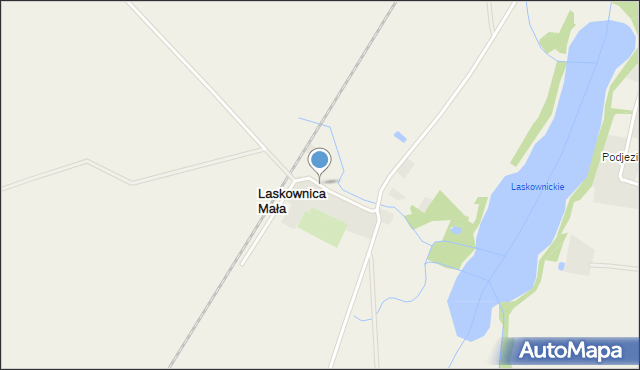 Laskownica Mała, Laskownica Mała, mapa Laskownica Mała