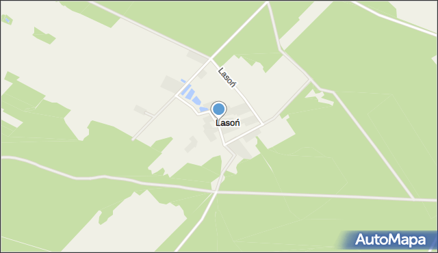 Lasoń, Lasoń, mapa Lasoń