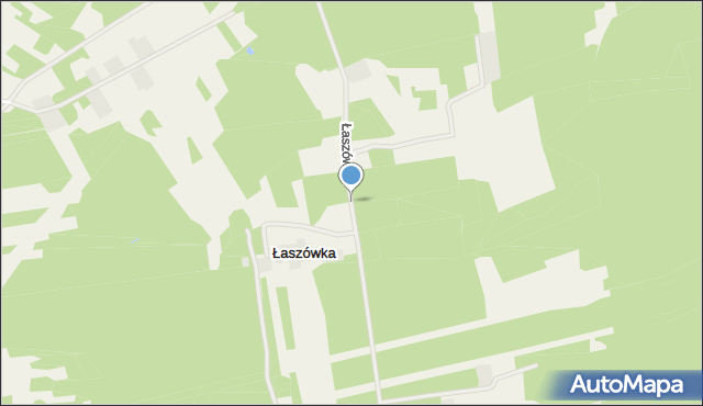 Łaszówka, Łaszówka, mapa Łaszówka