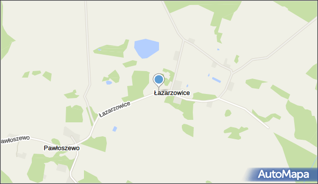 Łazarzowice, Łazarzowice, mapa Łazarzowice